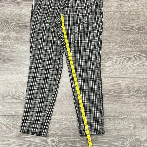 NWOT Hot Topic High Rise Black and White Plaid Pants XS - Picture 14 of 16